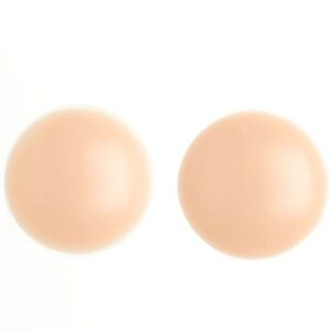 (PACK OF 3) Seamless Nude Silicone Reusable Nipple Covers (Beige)